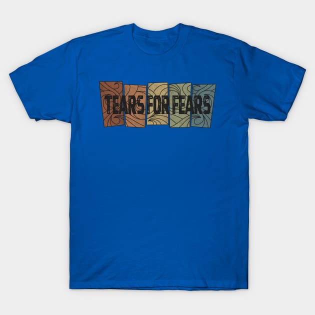 Tears for Fears Retro Pattern T-Shirt by besomethingelse